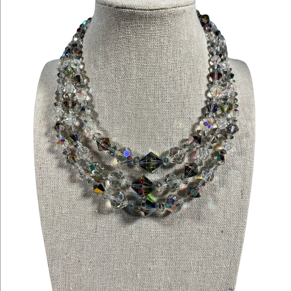 Vintage Borealis Crystal Necklace